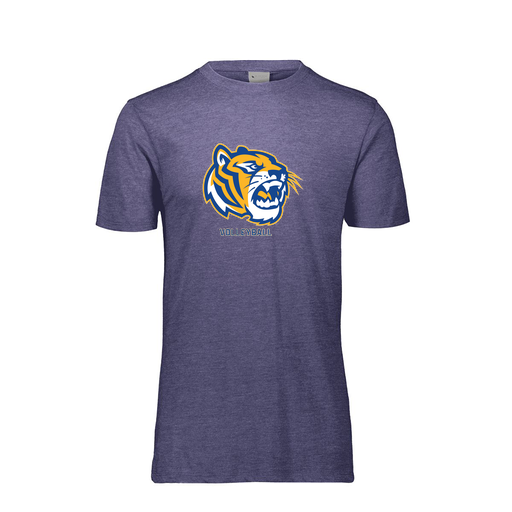 [FTSCUBRY-AS-LOGO2] Decker Men's Tri-Blend T-Shirt - Short Sleeve (Adult S, Royal, Logo 2)