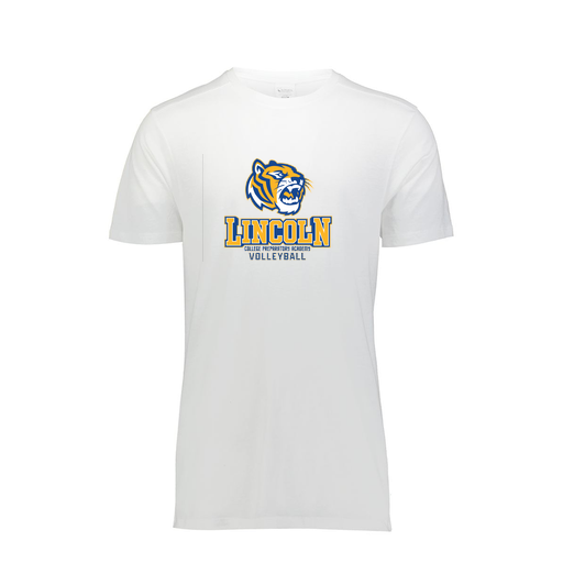 [FTSCUBWH-AS-LOGO1] Decker Men's Tri-Blend T-Shirt - Short Sleeve (Adult S, White, Logo 1)