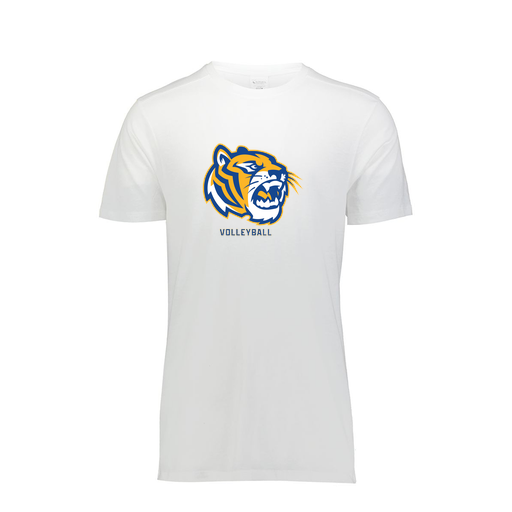[FTSCUBWH-YS-LOGO2] Decker Youth Tri-Blend T-Shirt - Short Sleeve (Youth S, White, Logo 2)