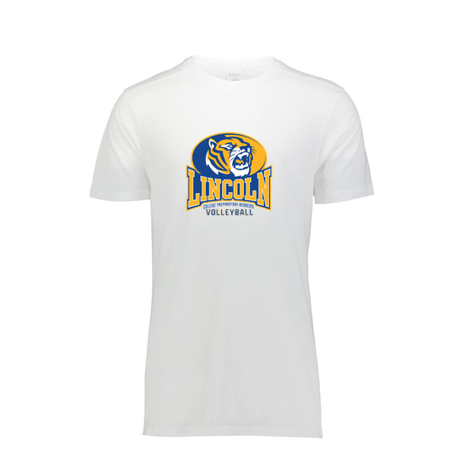 [FTSCUBWH-YS-LOGO3] Decker Youth Tri-Blend T-Shirt - Short Sleeve (Youth S, White, Logo 3)