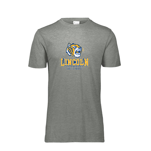 [FTSCUBGY-YS-LOGO1] Decker Youth Tri-Blend T-Shirt - Short Sleeve (Youth S, Gray, Logo 1)