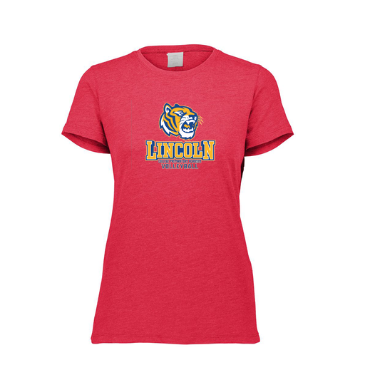 [FTSCUBRD-FAXS-LOGO1] Ladies Ultra-blend T-Shirt (Female Adult XS, Red, Logo 1)