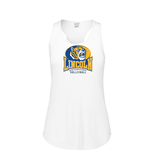 [FT0TUBWH-FAS-LOGO3] Ladies Tri Blend Tank Top (Female Adult S, White, Logo 3)