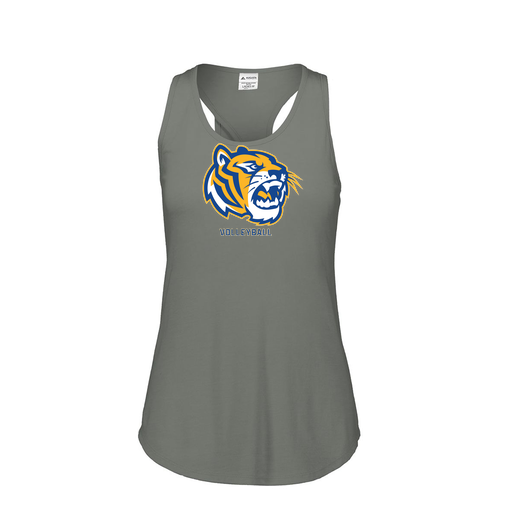 [FT0TUBGY-FAS-LOGO2] Ladies Tri Blend Tank Top (Female Adult S, Gray, Logo 2)