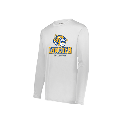 [222822.005.XS-LOGO1] Men's LS Smooth Sport Shirt (Adult XS, White, Logo 1)